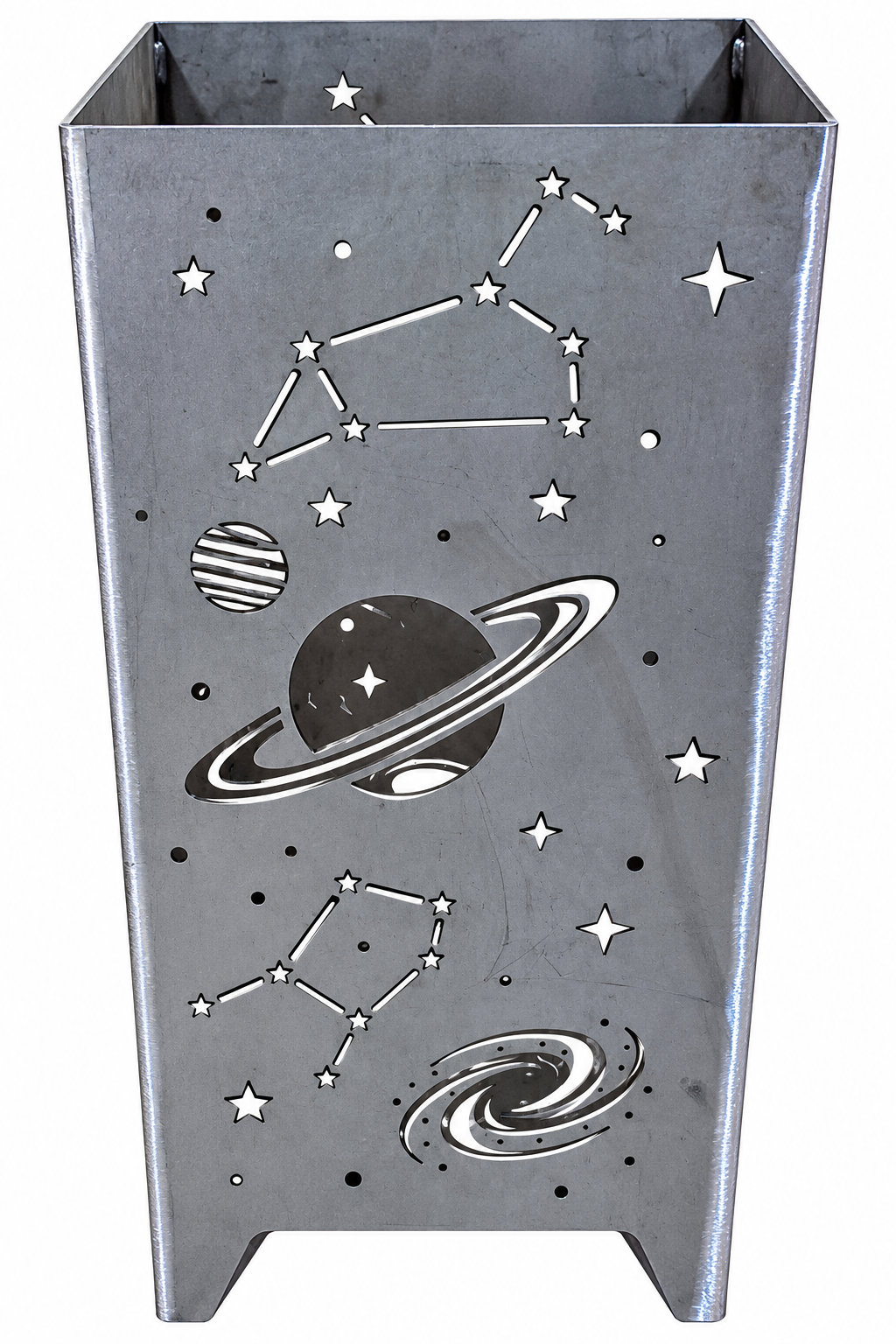 Feuerkorb Galaxy Planeten Sternenbilder 75cm mit Griffmulden