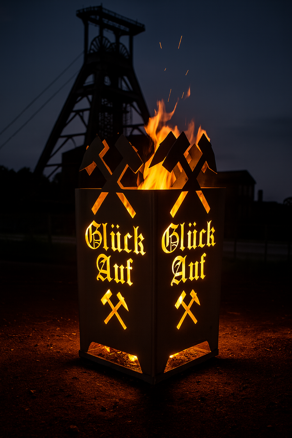 Feuerkorb Glück Auf 75cm