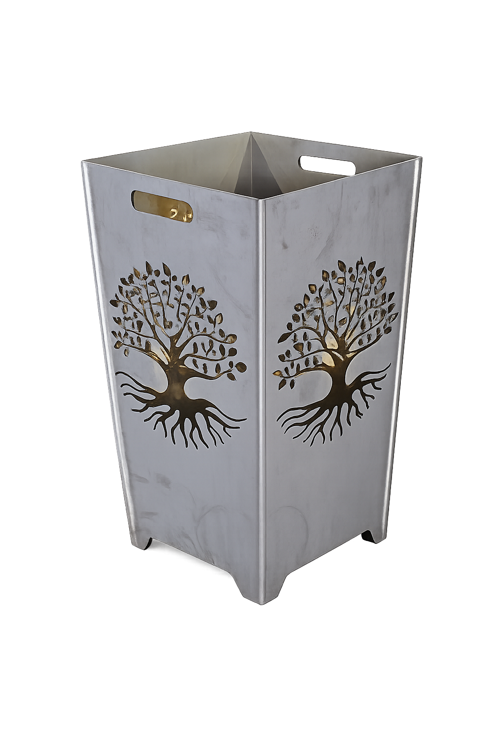 Feuerkorb Lebensbaum 75cm mit Griffmulden