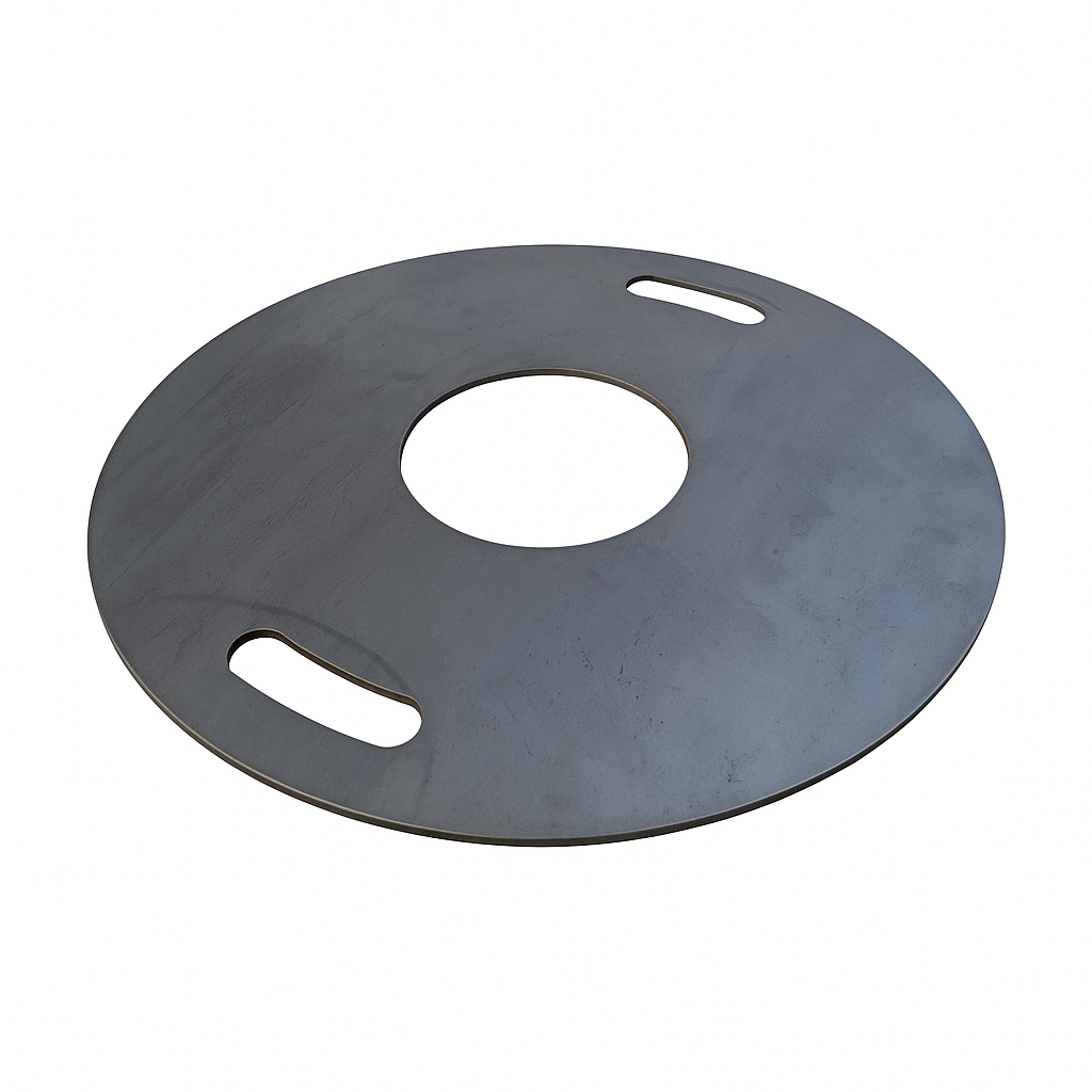 Grillplatte Ø60cm in 5,6 oder 8mm Materialstärke Stahlplatte