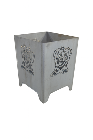 Feuerkorb Hundekopf West Highland Terrier 50cm