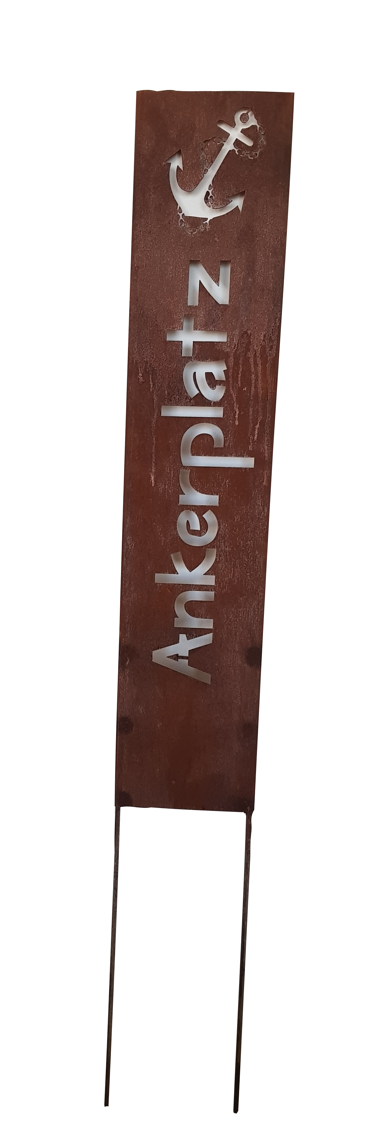 Gartenschild - Ankerplatz 150cm