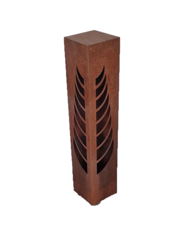 Edelrost Säule Bögen abstrakt