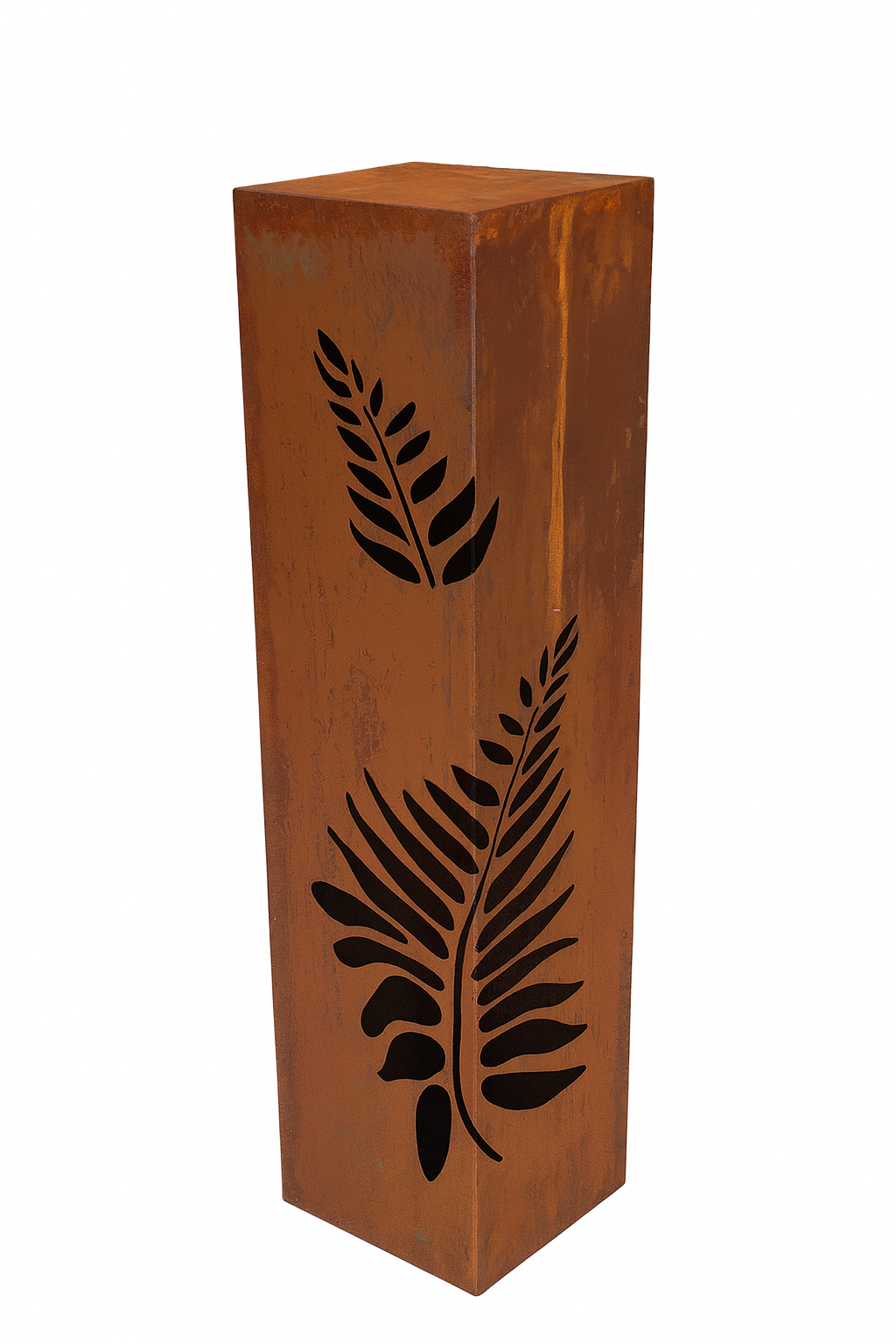Edelrost Säule Farn 100cm