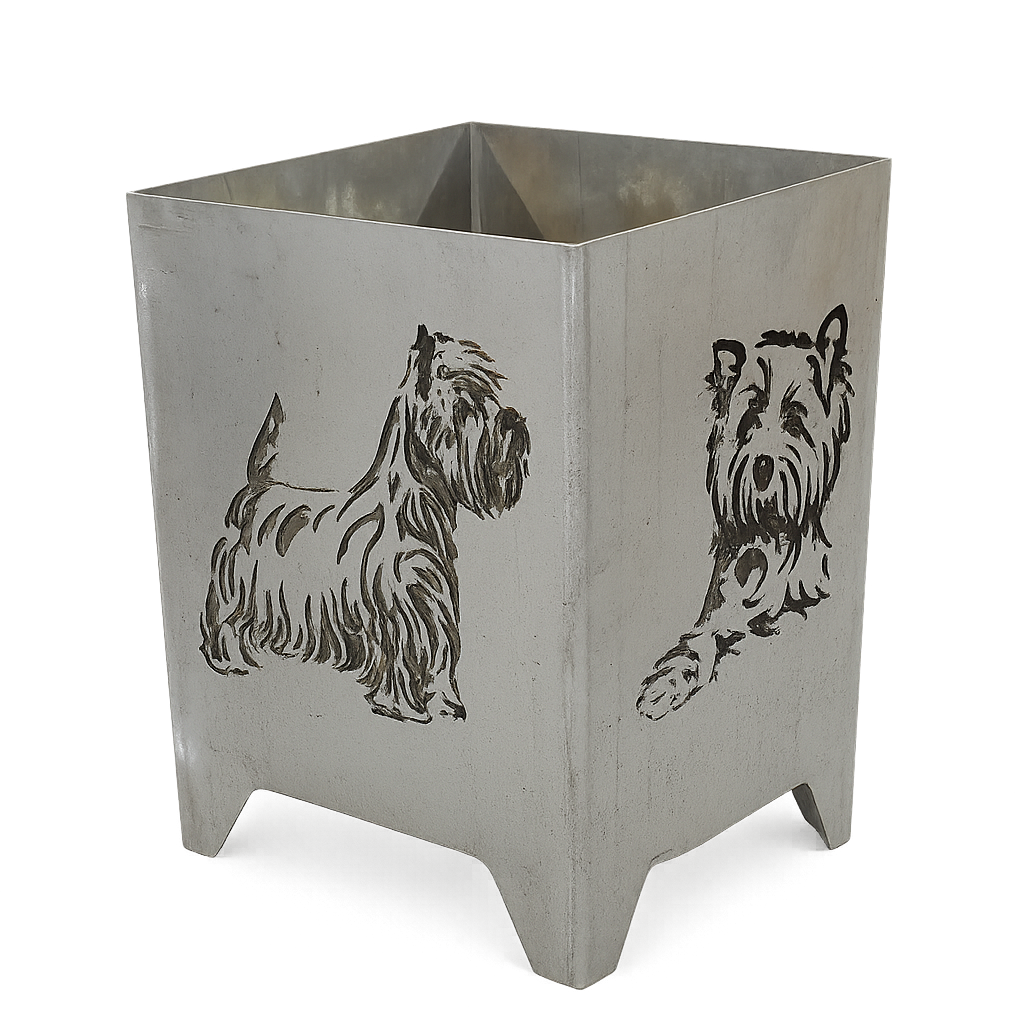 Feuerkorb Hund West Highland Terrier 50cm