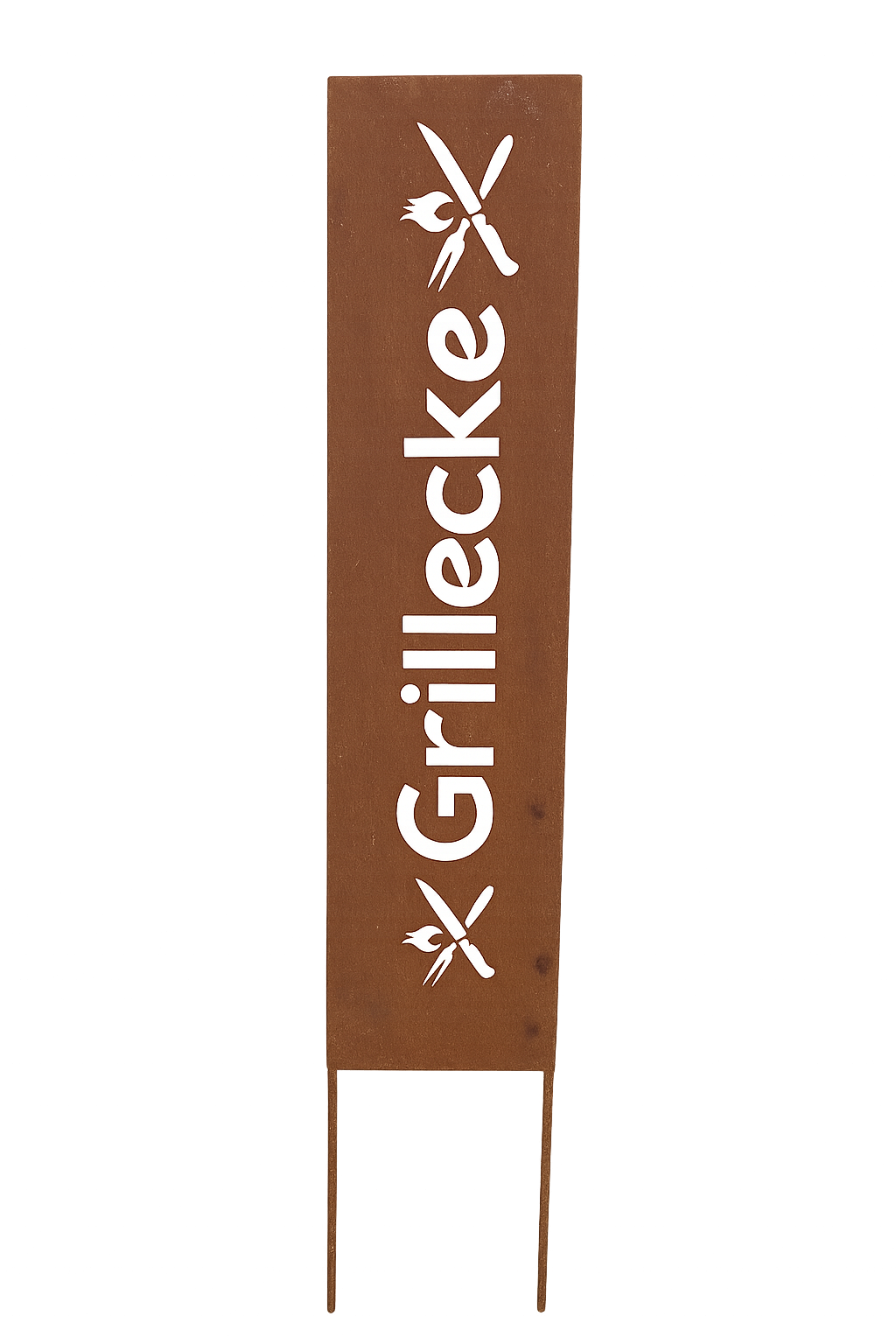 Gartenschild - Grillecke 150cm