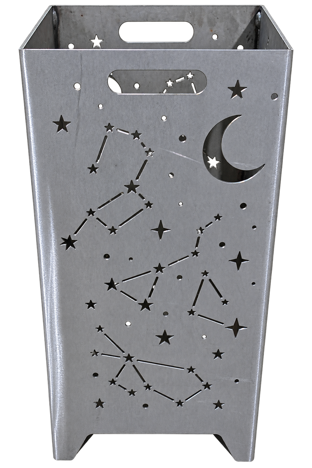 Feuerkorb Galaxy Planeten Sternenbilder 75cm mit Griffmulden
