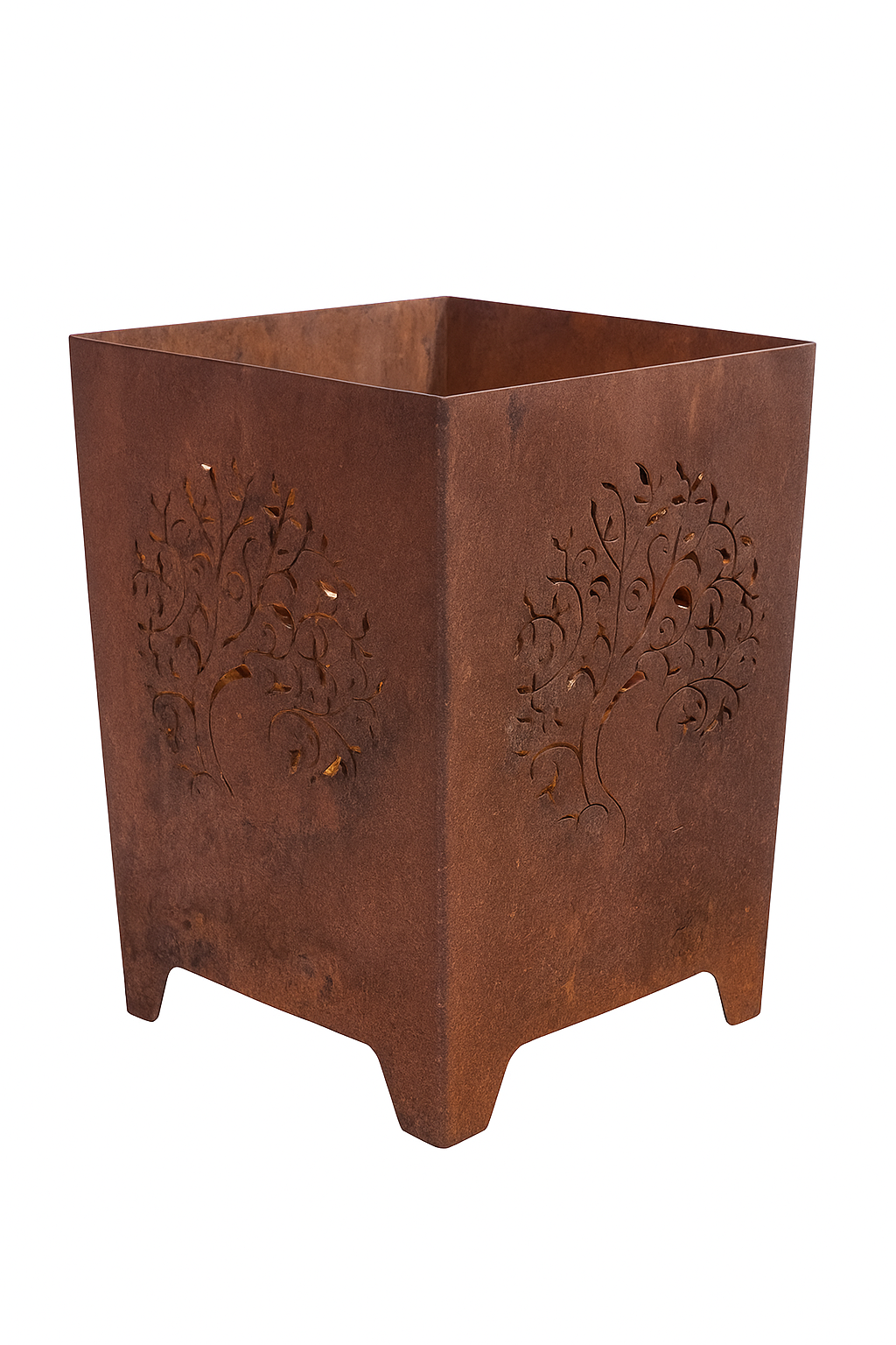 Mini - Feuerkorb Lebensbaum inkl. Partylicht