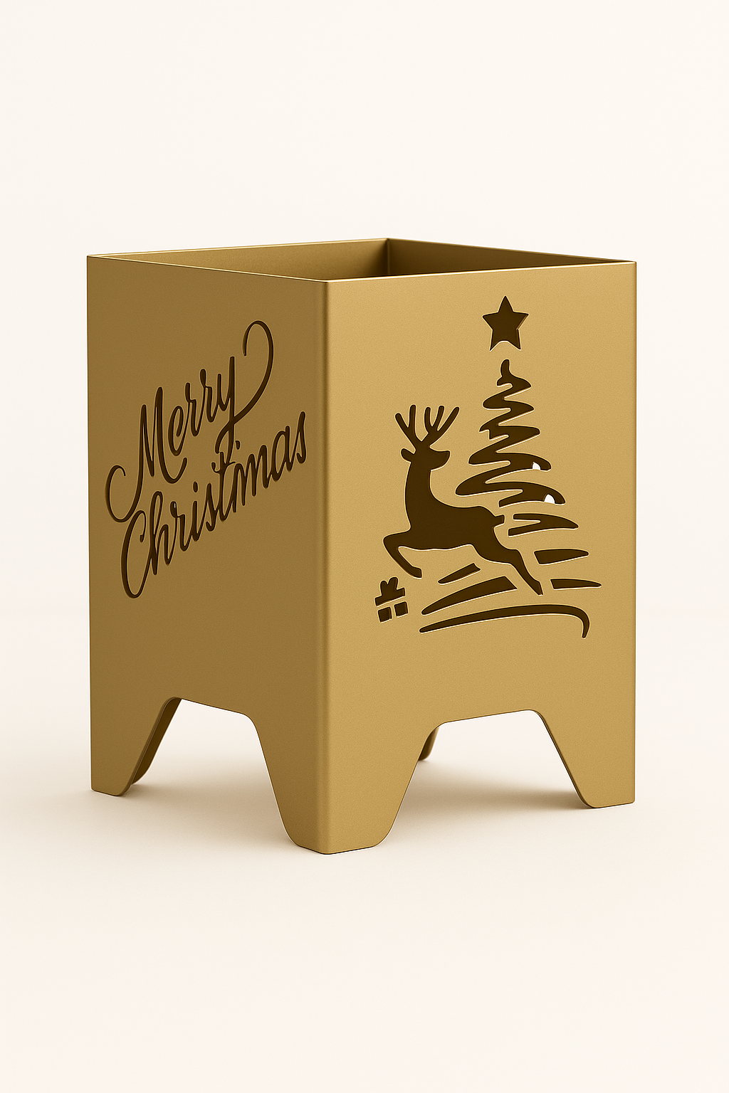 Windlicht Merry Christmas 15cm